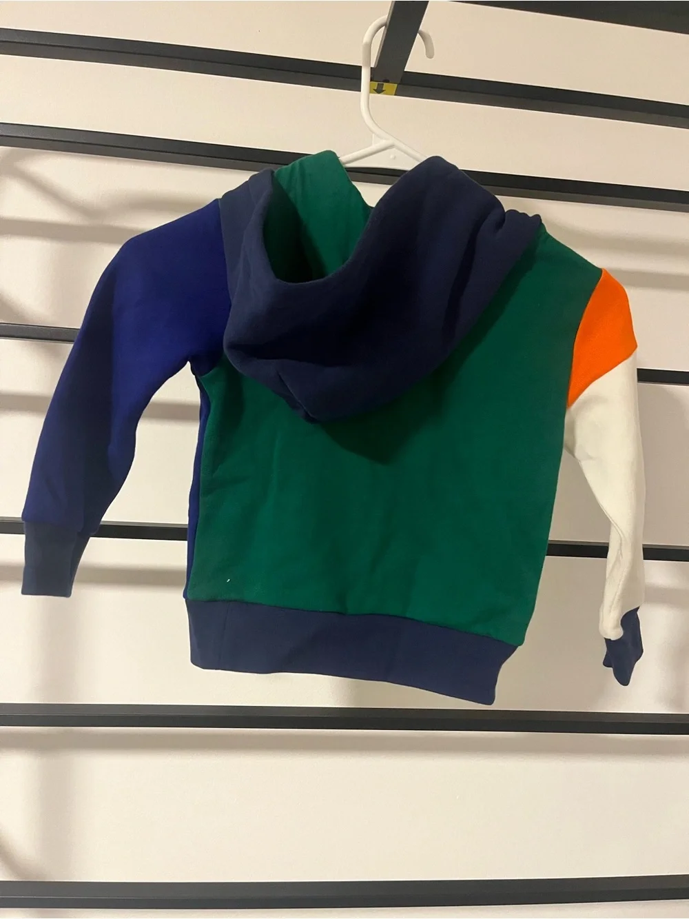 Polo by Ralph Lauren Colorblock Hooded Sweatshirt - Navy, Orange, White, Green
